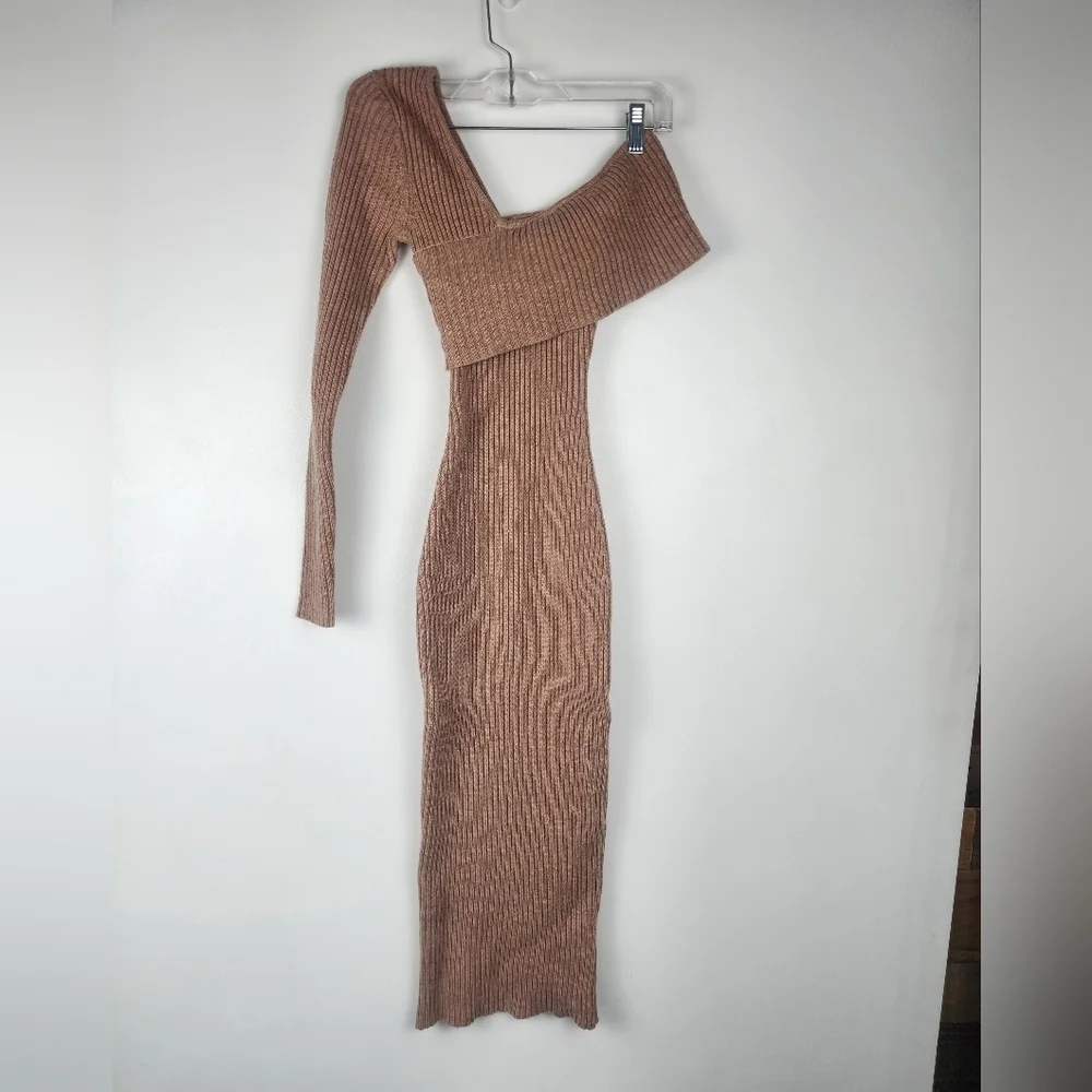 Lovers and Friends Tessa Midi Dress in Camel